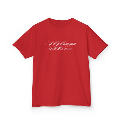 ARIRANG Into the Sun Script Baby Tee
